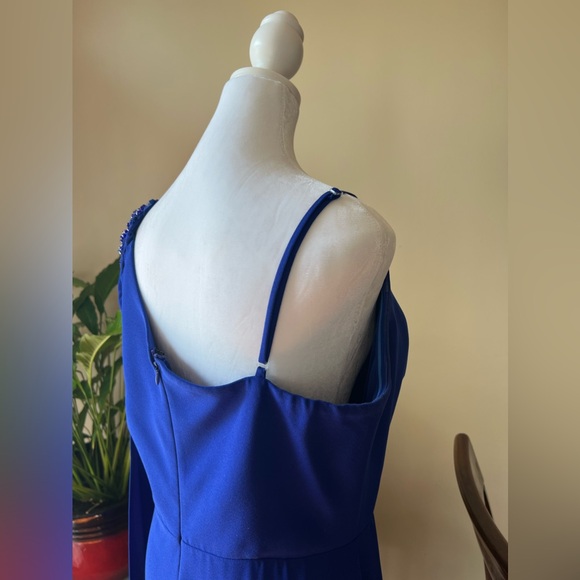 Allure Royal Blue Evening Dress - Picture 7 of 13
